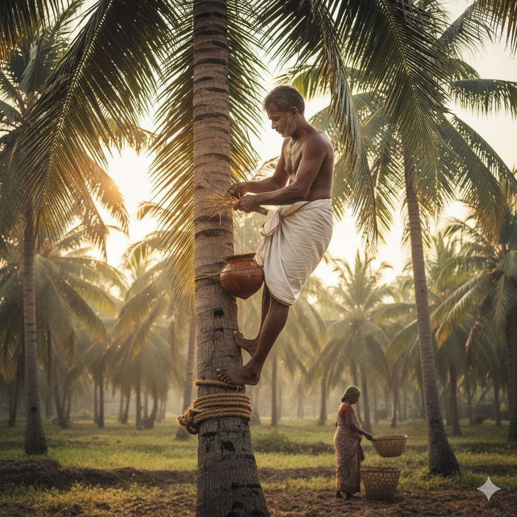 Coconut Neera Tapping 