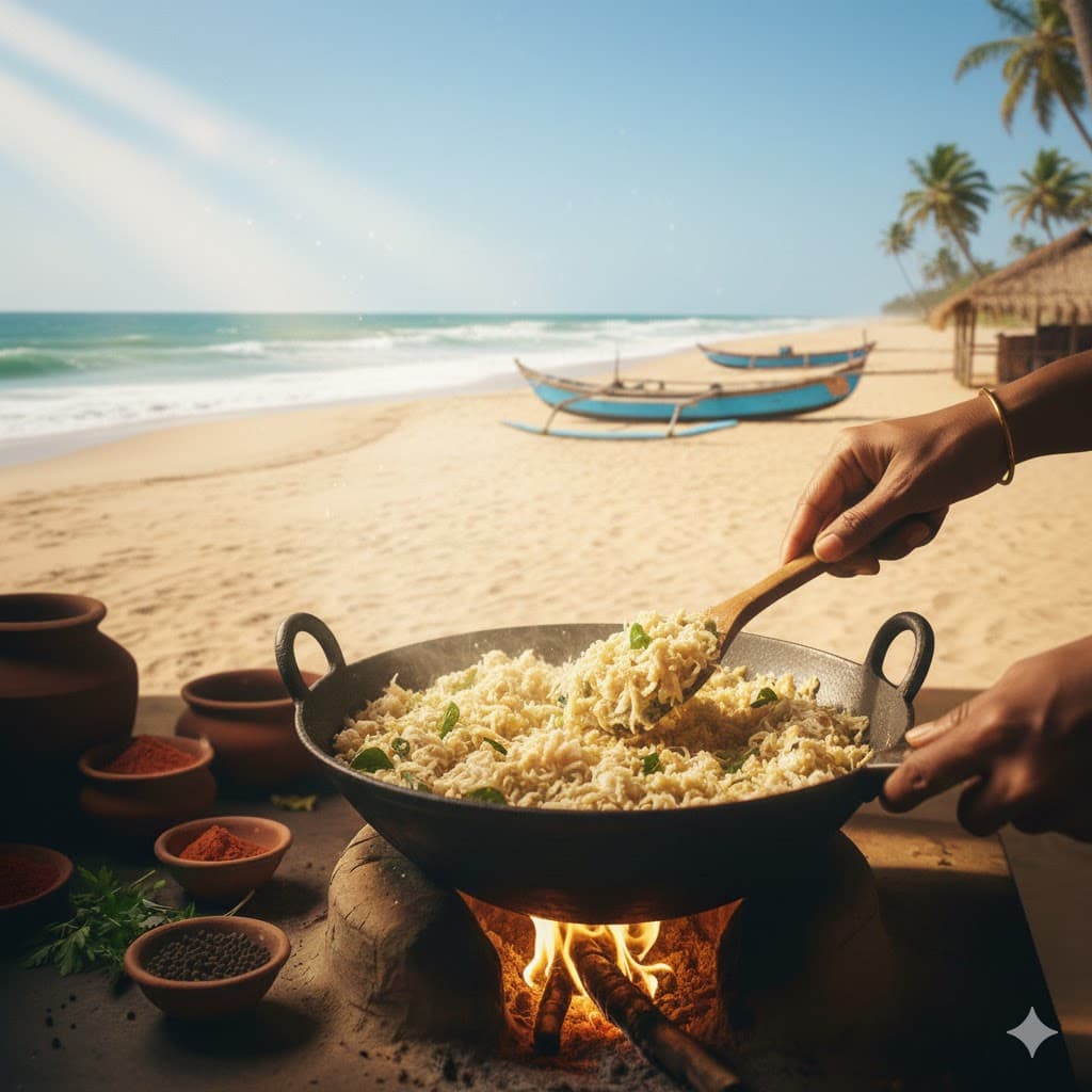 Making of Sura Puttu (Shark Puttu)